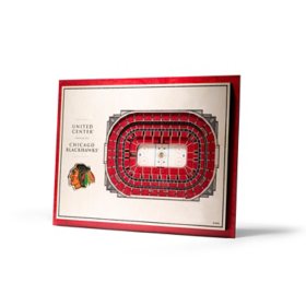 YouTheFan NHL 5-Layer Stadium View 3D Wall Art (Assorted Teams)