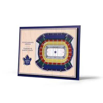 NHL 5-Layer StadiumView 3D Wall Art - Toronto Maple Leafs:- Toronto Maple Leafs