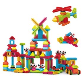 Picasso Tiles Bristle Lock Tile Construction Building Set (240 pcs.)