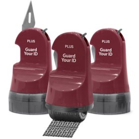 Guard Your ID 3-in-1 Advanced X Wide Roller 3-Pack, Assorted Colors