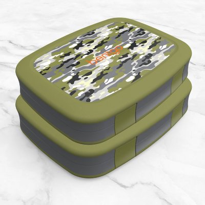 Bentgo Kids Prints Leak-Proof, 5-Compartment Lunch Box Camouflage