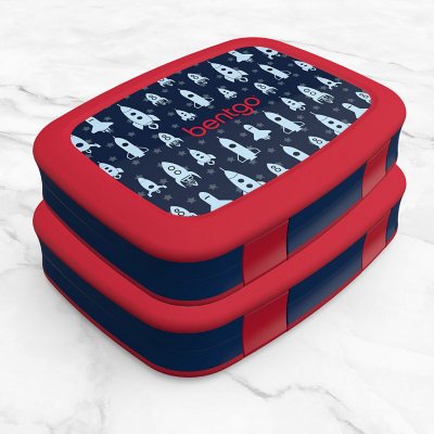 Bentgo Kids Prints Shark Reusable Lunch Box - Bpa-Free, Leak-Proof with  Portioned Compartments 