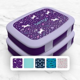Bentgo Kids Bento Lunch Box, 2-Pack, Choose Color