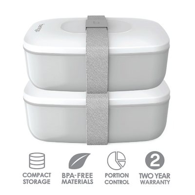 Bentgo Stackable Lunch Box with Utensils Set