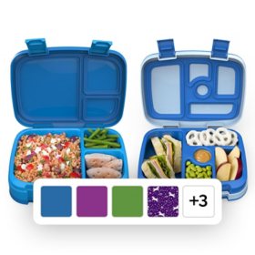 One Bentgo Fresh and One Bentgo Kids Lunch Box, Choose Color