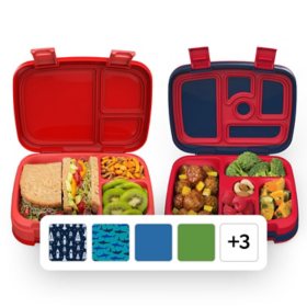 One Bentgo Fresh and One Bentgo Kids Lunch Box, Choose Color