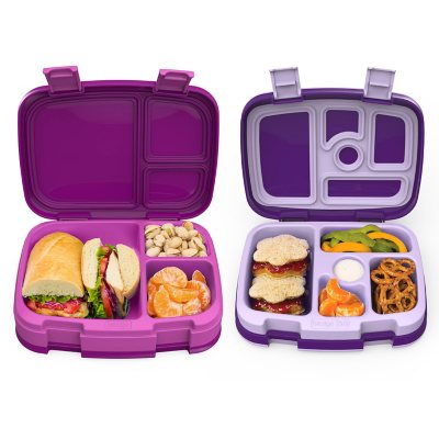 One Bentgo Fresh and One Bentgo Kids Lunch Box (Unicorn Print)