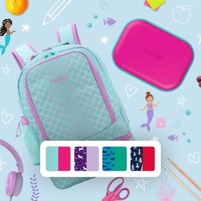 Bentgo 2-in-1 Backpack and Lunch Bag and Bentgo Kids Chill Lunch Box (Assorted Colors)