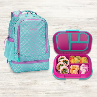 Bentgo Kids Prints Lunch Box Bag & Ice Packs Rockets