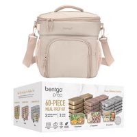  Bentgo Prep Deluxe Bag and Bentgo 60-Piece Meal Prep Container Set