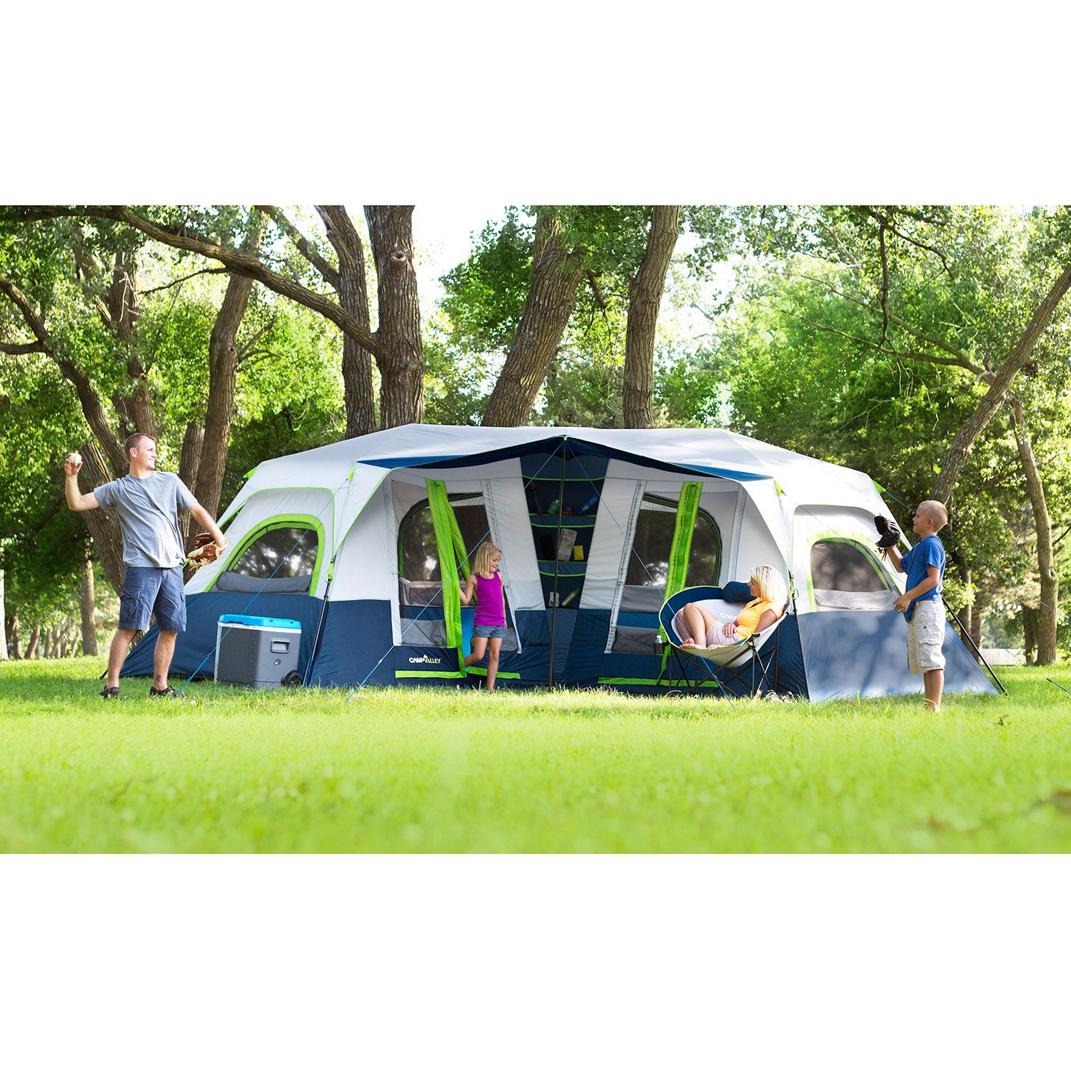Campvalley 10-Person Instant Double Villa Cabin Tent