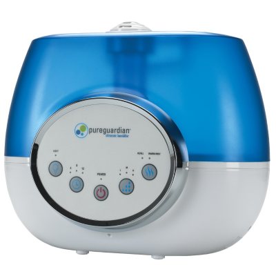 PureGuardian H1610 100-Hour Ultrasonic Cool Mist Humidifier with Digital Smart Mist Sensor