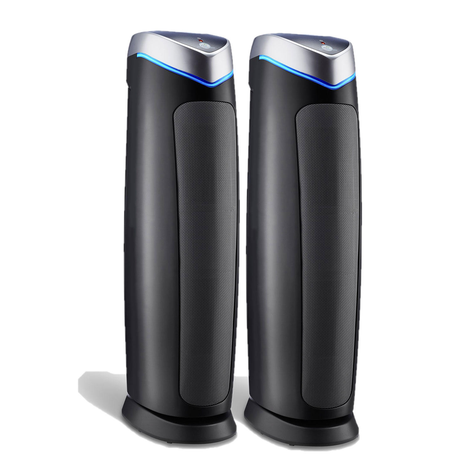 Germ Guardian 5-in-1 Air Purifier With Pet Pure True HEPA Filter, UVC Sanitizer, Odor Reduction – 2 Pack
