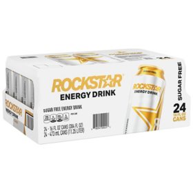 Rockstar Sugar Free Energy Drink, 16 fl. oz., 24 pk.
