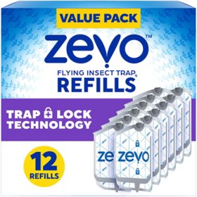 Zevo Flying Insect Trap Refill Cartridges 12 Cartridges