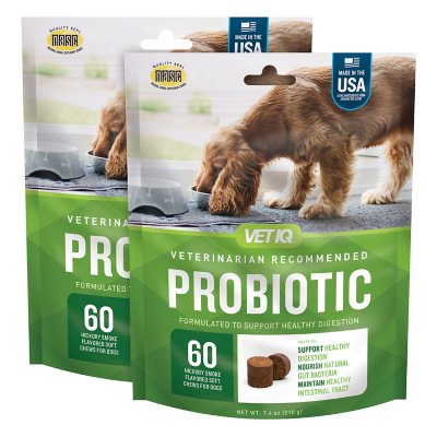 OFFLINE BUNDLE - VETIQ Probiotic Soft Dog Chews, Hickory Smoke Flavored ...