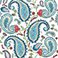 Paisley - 20" x 20", variant on STUDIOCHIC Home Reversible Summer Retreat Decorative Pillows