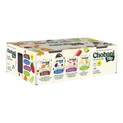 Chobani Zero Sugar Greek Yogurt Variety Pack, 16 pk./5.3 oz.