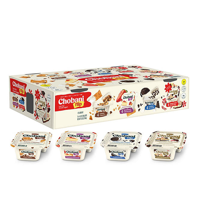 Chobani Flip Greek Yogurt Variety Pack (16 ct.)