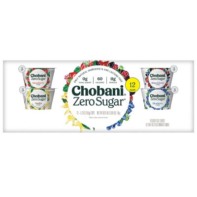 Chobani with Zero Sugar (12 ct.) - Sam's Club