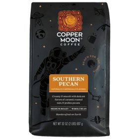 Copper Moon Medium Roast Whole Bean Coffee, Southern Pecan, 32 oz.