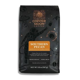 Copper Moon Medium Roast Whole Bean Coffee, Southern Pecan (32 oz.)