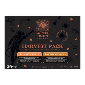 Copper Moon Coffee Single Serve Cups, Harvest Pack (36 ct.)