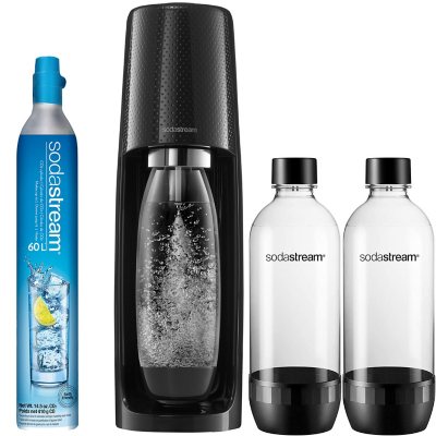 SodaStream Fizzi Sparkling Water Maker Black with CO2 and BPA free Bottle