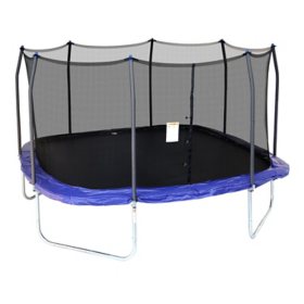 Skywalker Trampolines 15 Square Trampoline With Enclosure Blue Sam S Club