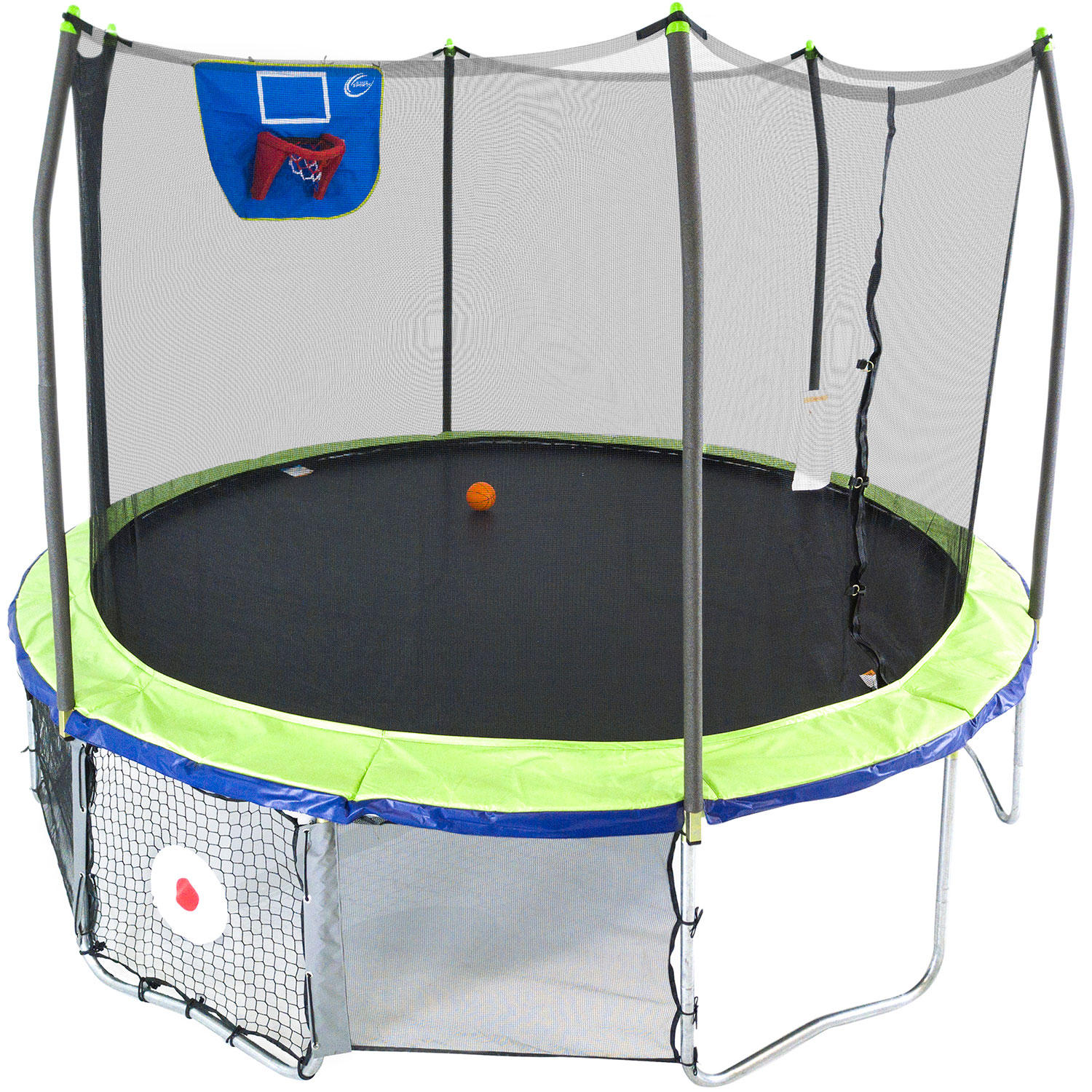 Skywalker Trampolines 12' Round Sports Arena Trampoline with Enclosure - Dual Color