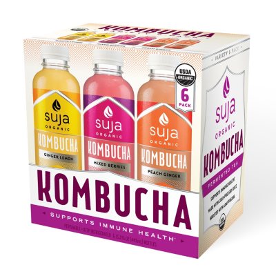 Suja Organic Kombucha Variety Pack (6 ct.) - Sam's Club