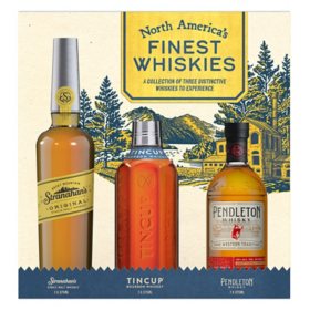 North American Whiskey Variety Pack, 375 ml, 3 pk.