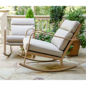 Talbot Pair of Outdoor Rocking Chairs