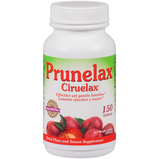 Prunelax Dried Plum & Senna Laxative Tablets  150 ct.