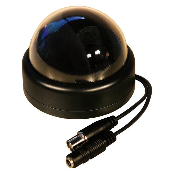 Piczel Model 141 Tamper-Proof 540 line CCD Indoor Color Dome Camera with 3 Axis View Adjustment