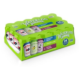 Waterloo Sparkling Water Variety Pack 12 fl. oz., 24 pk.