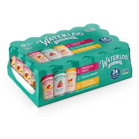 Waterloo Sparkling Water Variety Pack 12 fl. oz., 24 pk.