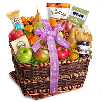 Buy our grand gourmet mother's day gift basket at