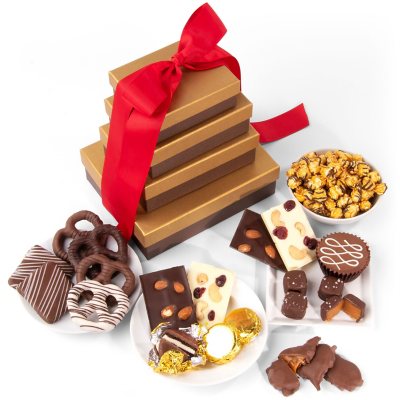 Coffee and Chocolate Indulgence Sets (Coffee & Snacks Deluxe Set)