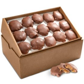 Milk Chocolate Caramel Pecan Clusters, 5 lbs