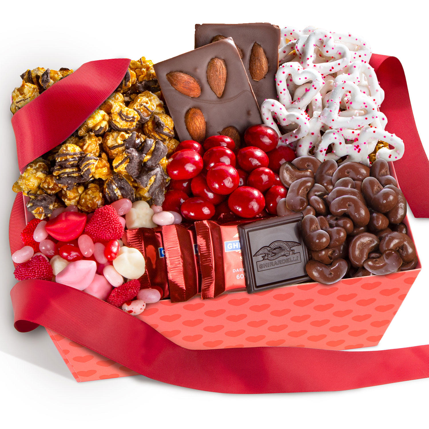 Be My Valentine Chocolate Gift Basket by Golden State Fruit