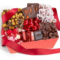 Be My Valentine Chocolate Gift Basket