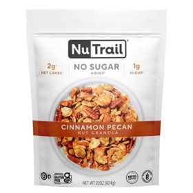 NuTrail Low Carb Keto Nut Granola, Cinnamon Pecan 22 oz.