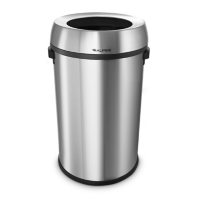 Alpine Industries 17-Gallon Stainless Steel Open Top Trash Can