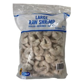 Large Raw Shrimp, Frozen, 3 lbs.