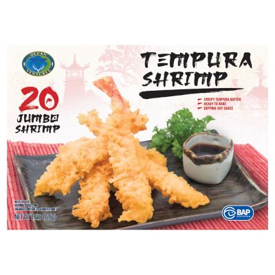 Ocean Ventures Tempura Shrimp, Frozen 1.6 lbs. Sam's Club