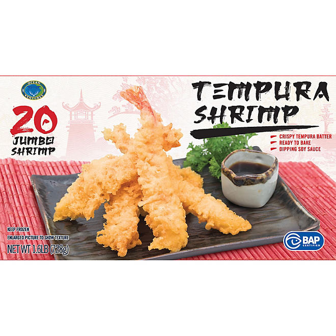 Ocean Ventures Tempura Shrimp, Frozen 1.6 lbs.