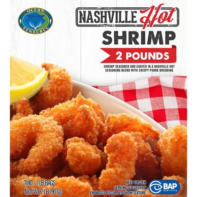Ocean Ventures Nashville Hot Shrimp, Frozen (2 lbs.) - Sam's Club