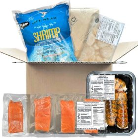 Seafood Sampler Assortment Box (5.75 lbs.)