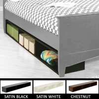 LightHeaded Beds Canterbury Open Storage, compatible with both Twin and Full Size
